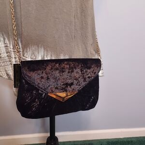 Sasha Velvet Strap Bag NWT